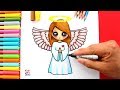 Aprende a dibujar un ANGEL KAWAII | How to draw a Cute Angel