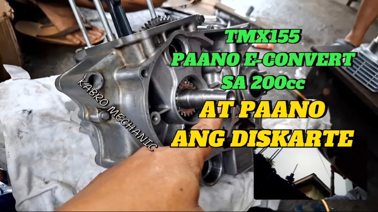 PAANO MAG-CONVERT NG 200cc SA TMX155 AT PAANO ANG DISKARTE