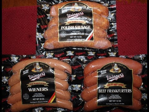Usinger’s: Polish Sausage, Wieners & Beef Frankfurters + Kallas Honey Mustard, East Shore Mustard