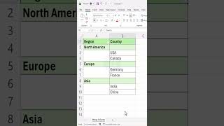 Merge Multiple Columns in Seconds with Excel #excel #excelforbeginners #excelshortcuts #office