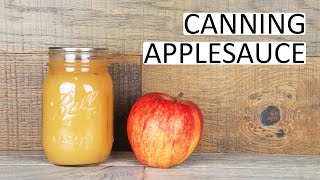 Canning Sugar-Free Applesauce - How I Make and Water bath Can Applesauce