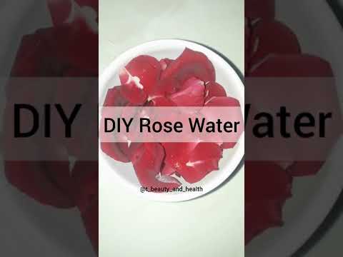 How to make natural ROSE🌹water at home | #shorts #ytshorts #youtubeshorts