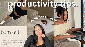 3 life-changing productivity tips without the burnout💖 | PART 4