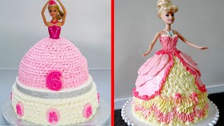 5+ Creative PRINCESS Wedding Dress CAKE Decorating Ideas  Compilation! Barbie Doll Cake #11