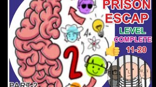 Brain Test : Tricky Stories Prison Escape Part-2 Level Completed