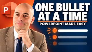 PowerPoint: Make Bullet Points Appear One at a Time