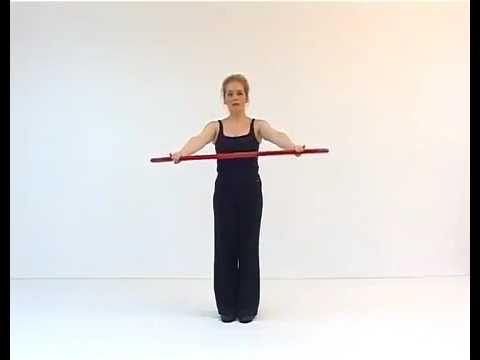 Шейный остеохондроз упражнения с палкой видео