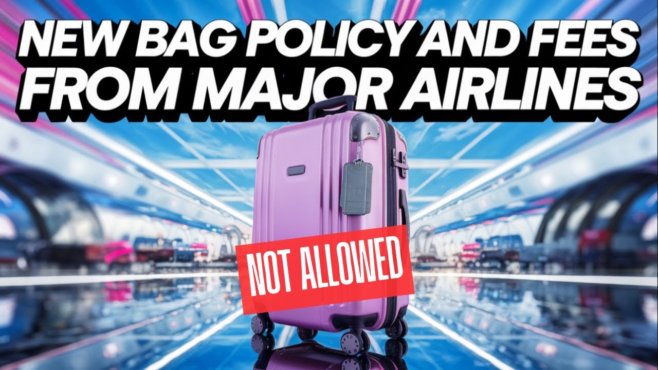 New Airline Bag Fees and Policies 2025 – What You Need to Know Before