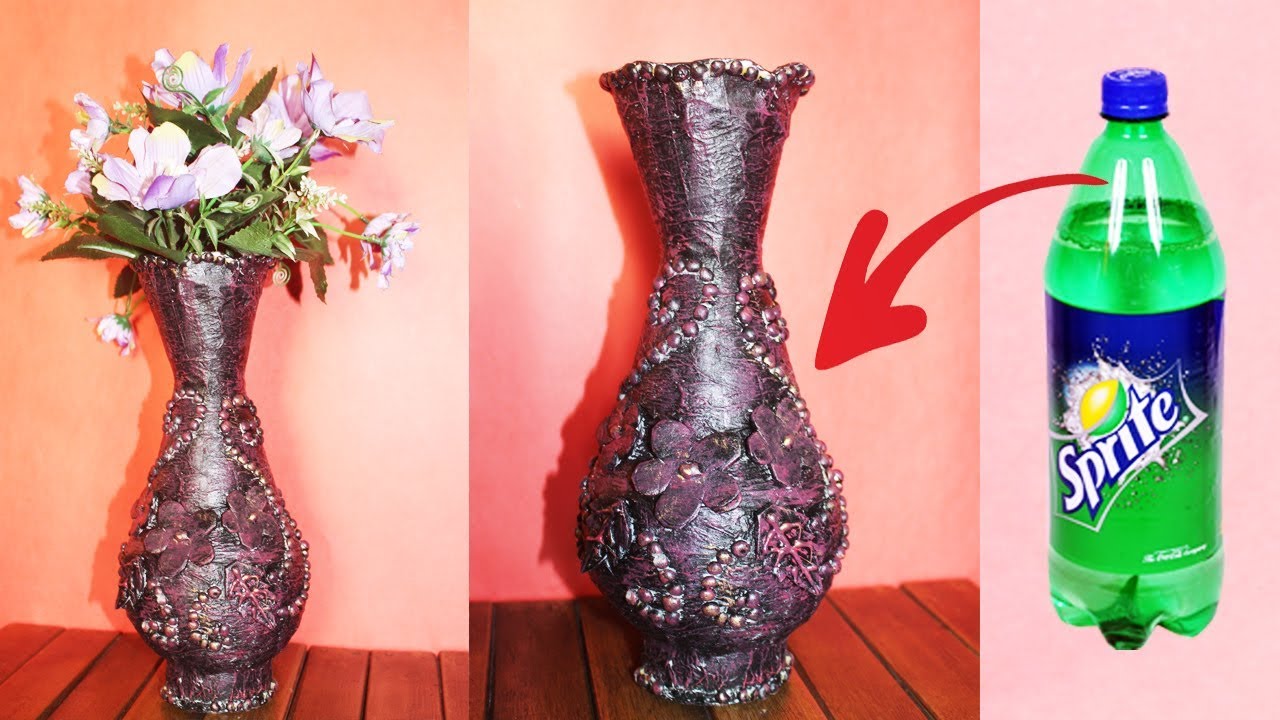 Best Out Of Waste Plastic Bottle Flower Vase DIY Plastic Bottle