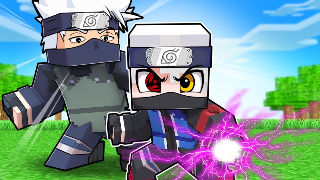 O FILHO do KAKASHI HATAKE no NARUTO Minecraft !