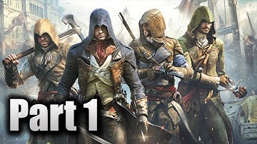 Assassins Creed Unity walkthrough Part 1/Memories of Versailles/xbox one