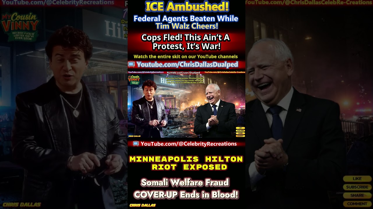 Иммиграционная и таможенная служба США попала в засаду! Федеральных агентов избили, а Тим Уолз ли...
