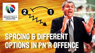 Zeljko Obradovic  Spacing and Different Options in Pn'R Offence  Basketball Fundamentals