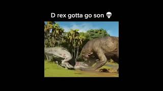 Indom solos d rex on foenem this fake #jurassicworld #jurassicworldevolution2 #dinosaur #edit