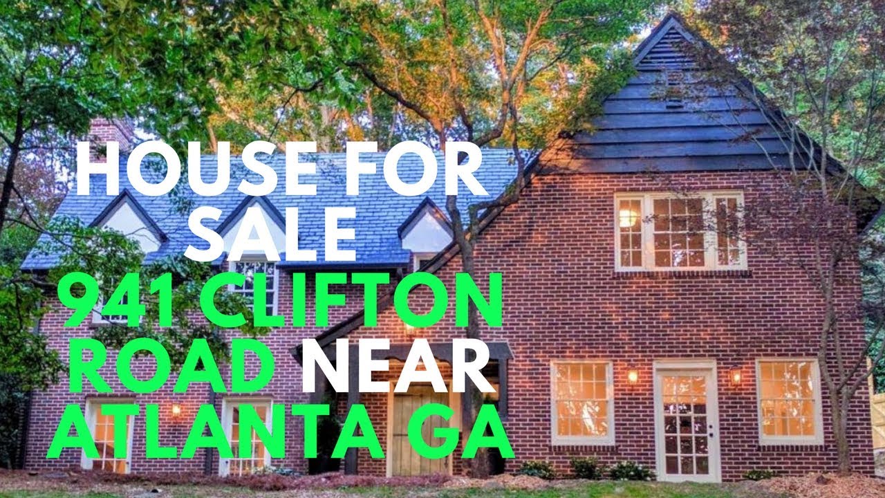 House For Sale 941 Clifton Road Near Atlanta GA YouTube