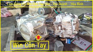Ráp Động Cơ Xe Win 110cc Côn Tay Cho Em Quỳnh Ở Hòa Bình