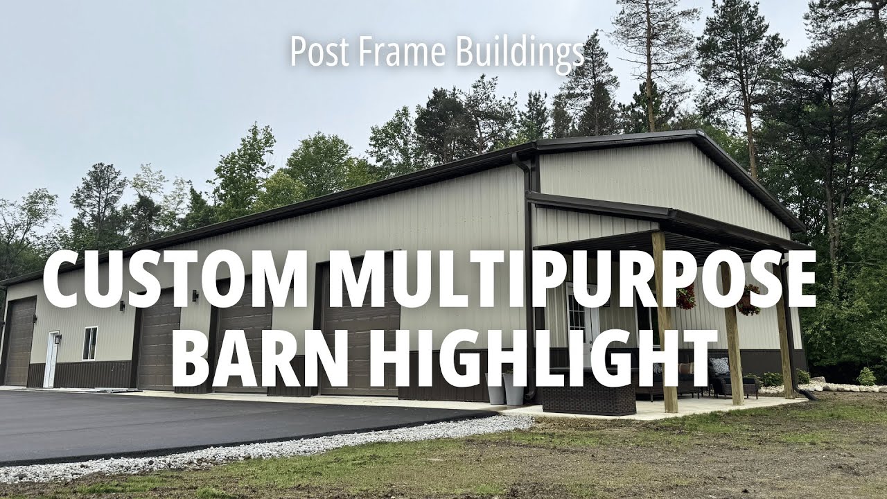 Post Frame/Pole Barn Multipurpose Build in Indiana | Milmar Buildings 