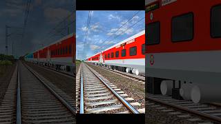 New Delhi To Howrah WDP4D ENGINE 🚂 Realistic Indian Train Simulator IR-MSTS Gameplay #shorts #gaming