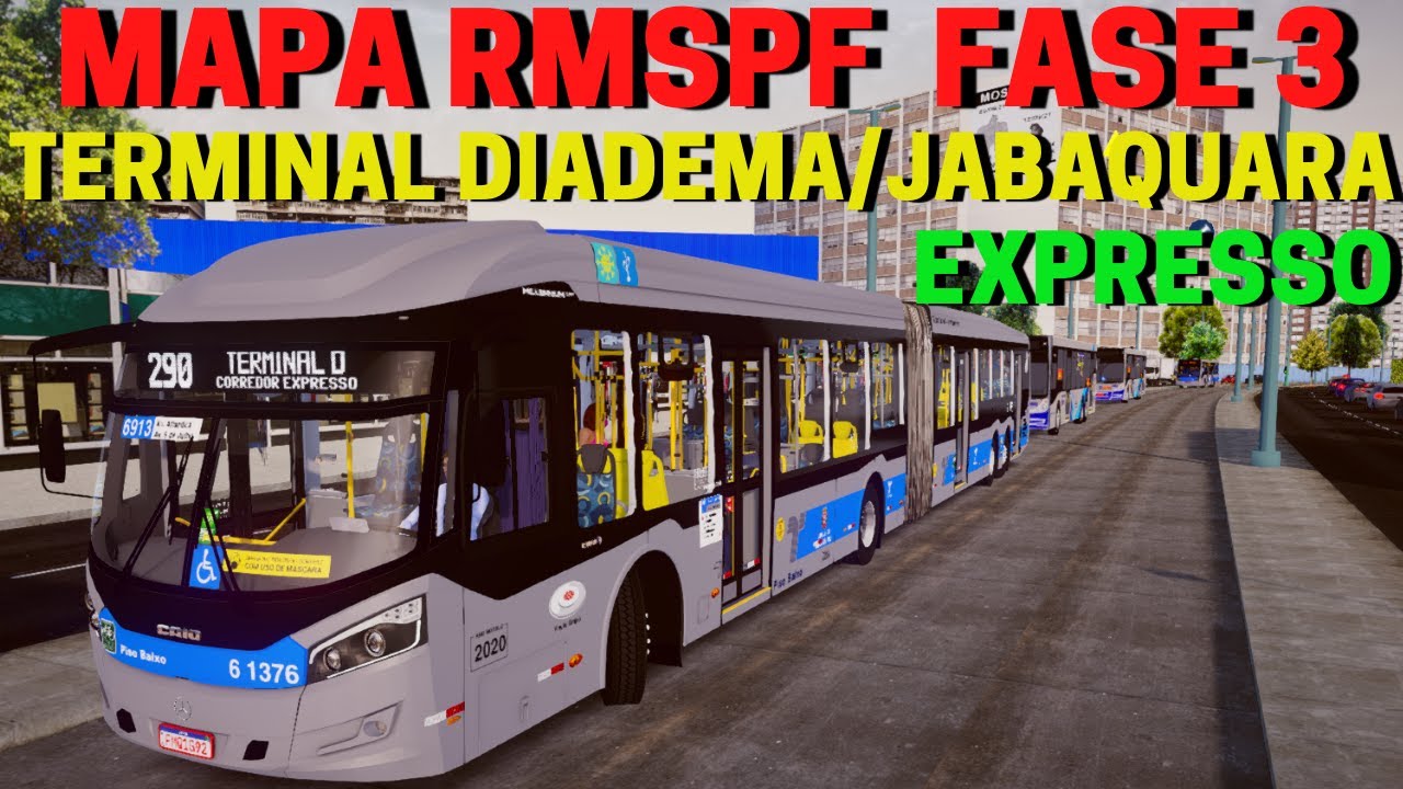 🔴Gameplay Testando Fase 4 Mapa RMSPF Com Articulado, Proton Bus Simulator  PBSC