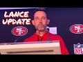 49ers HC Kyle Shanahan Provides an Update on Trey Lance