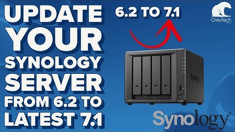 How to force Update your Synology Server from 6.2 to latest 7.1