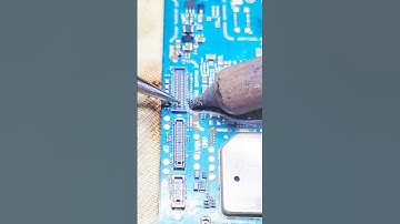 Samsung a03. Touch not working. Register was missing. Short with that wire and the touch works.