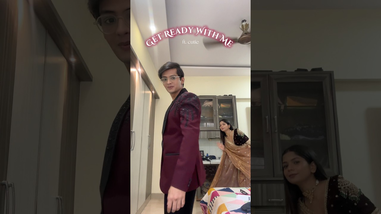 GRWM for an event&hearts;️ #ytshorts #trending #grwm #venkysgang #viralshorts