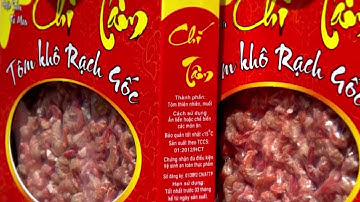 Tôm khô Rạch Gốc