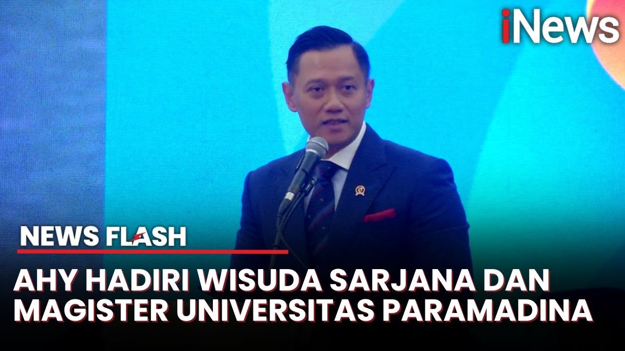 Hadiri Wisuda Universitas Paramadina, Ini Pesan AHY untuk Para Sarjana dan Magister