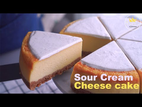 [Eng] Cheesecake with Sour Cream dan Sour Topping | Bakingdom