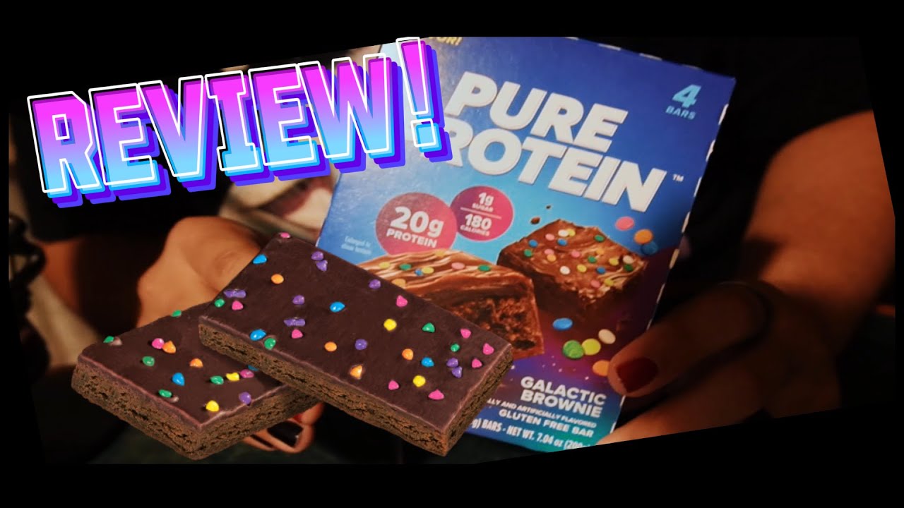 Pure Protein Galactic Brownie Review YouTube