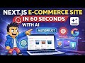 I Built a Next.js E-Commerce Site in 60 Seconds with AI (Genspark)
