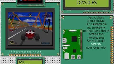 io_pi_lcd & io_pi_lcd_menu Themes for Attract-Mode & Raspberry pi