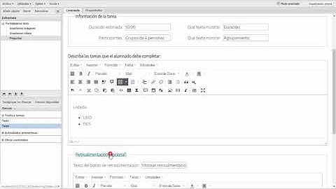 Crear iDevice Tarea en eXeLearning
