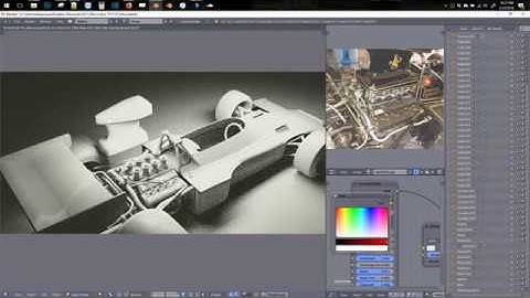 Playing with the Lotus 72 F1 in Cycles