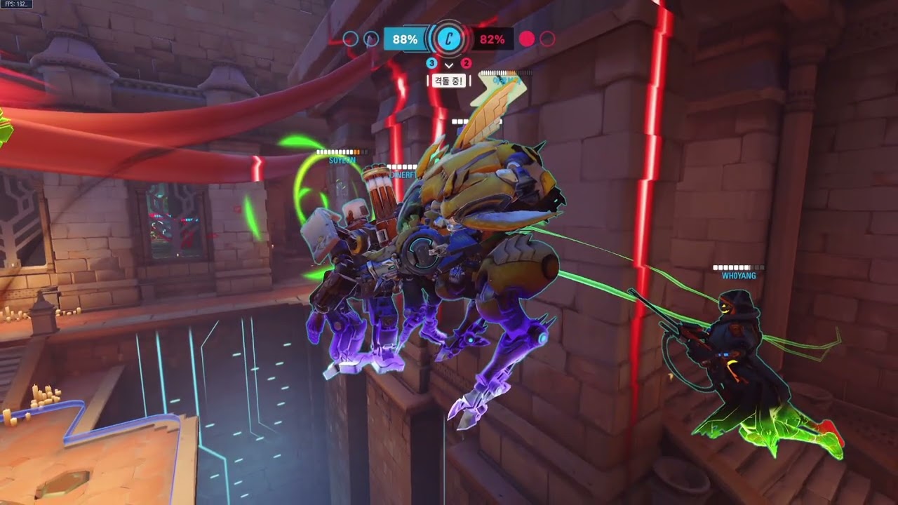 역전의 오리사 낙사궁 #overwatch2 