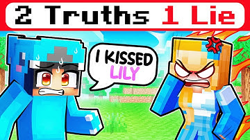 Minecraft But 2 Truths 1 Lie!