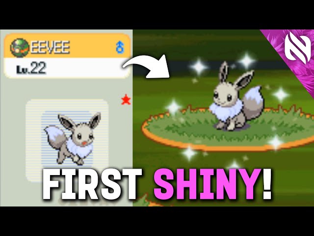 Shiny Eevee! (Platinum, Pokéradar)