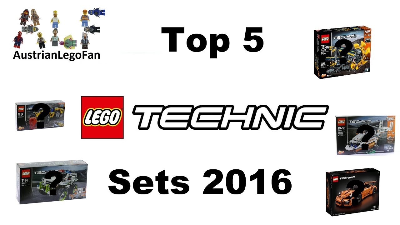 Top 5 Lego Technic Sets 2016