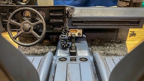 K5 Blazer Build, Part 2, Weathering the Interior, Test Run, Scale Wpers, RC4wd, Scale RC