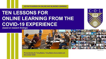 Ten Lessons for Online Learning from the COVID-19 Experience (based on research findings)