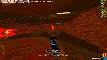 Dribbling and Scoring in Cacophony BBall Player Quake 2 CTF RailwarZ