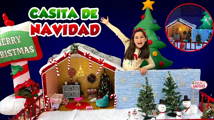 HICIMOS UNA CASITA NAVIDEA ! NOS QUEDO INCREBLE