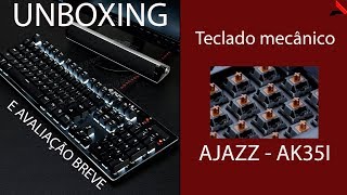 Teclado Mecânico ótimo com Brown switch - AJAZZ AK35I NKRO
