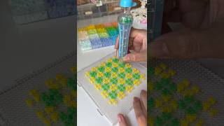 Xếp HẠT NHỰA ỦI perler beads thành LÓT Li siêu Đẹp🌼🌸🌺 #janenguyen #hatnhuaui #perlerbeads