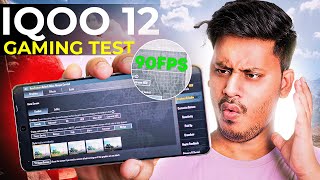 iQOO 12 90FPS Pubg Test With FPS METER - Better Then iPhones ?