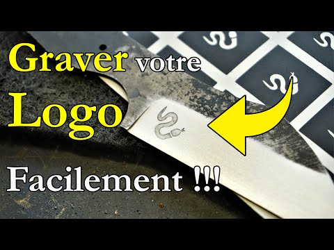 GRAVURE PAR ELECTROLYSE - TUTO FACILE !!! - Graver un métal facilement