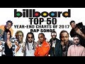 Top 50 • Best Billboard Rap Songs of 2017 | Year-End Charts