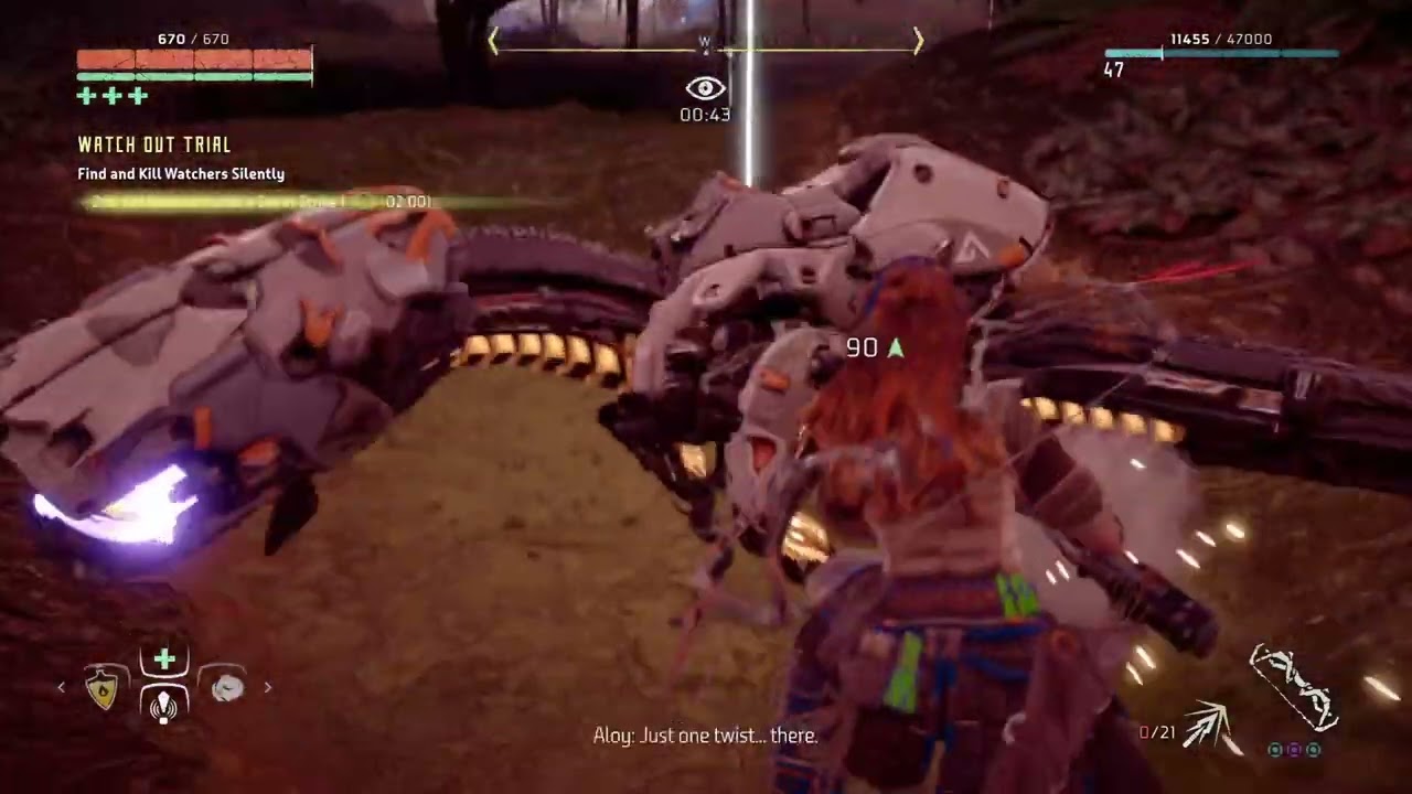 Blazing Sun on Watch Out Trial at Spurflints Hunting Grounds - Horizon Zero Dawn: Complete Edition