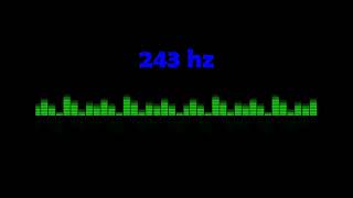 ⒽⓏ| 243 hz Pure Tone Frequency| NO Music , For Meditation, Testing. Black Screen